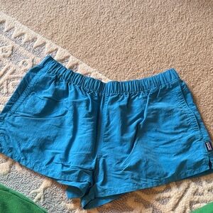 Patagonia Women's Vibrant Blue Athletic Shorts